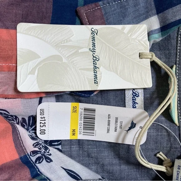 Tommy Bahama mens short sleeve shirt, double fauna
100% cotton - Picture 11 of 15